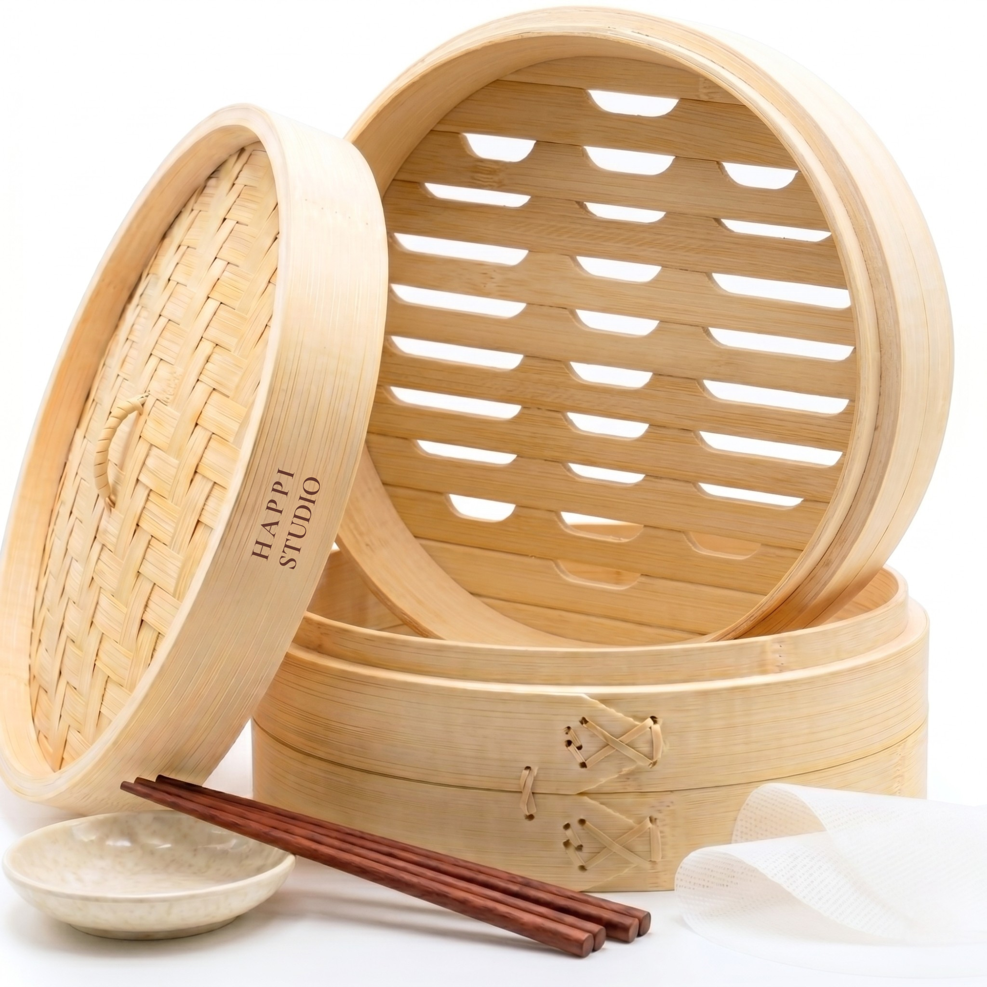 8 Inch Bamboo Steamer