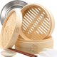 10 Inch Bamboo Steamer Set