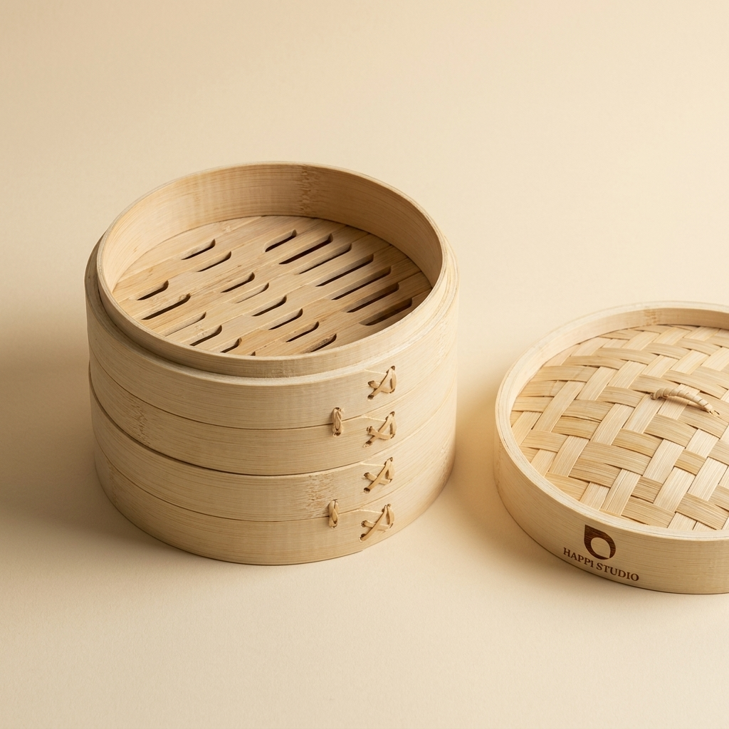 Standard Bamboo Steamer Set