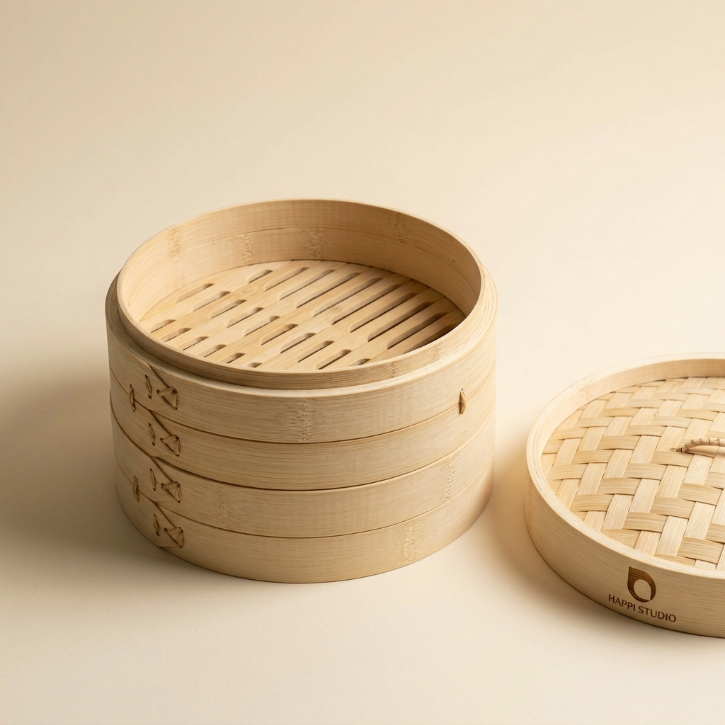 Standard Bamboo Steamer Set